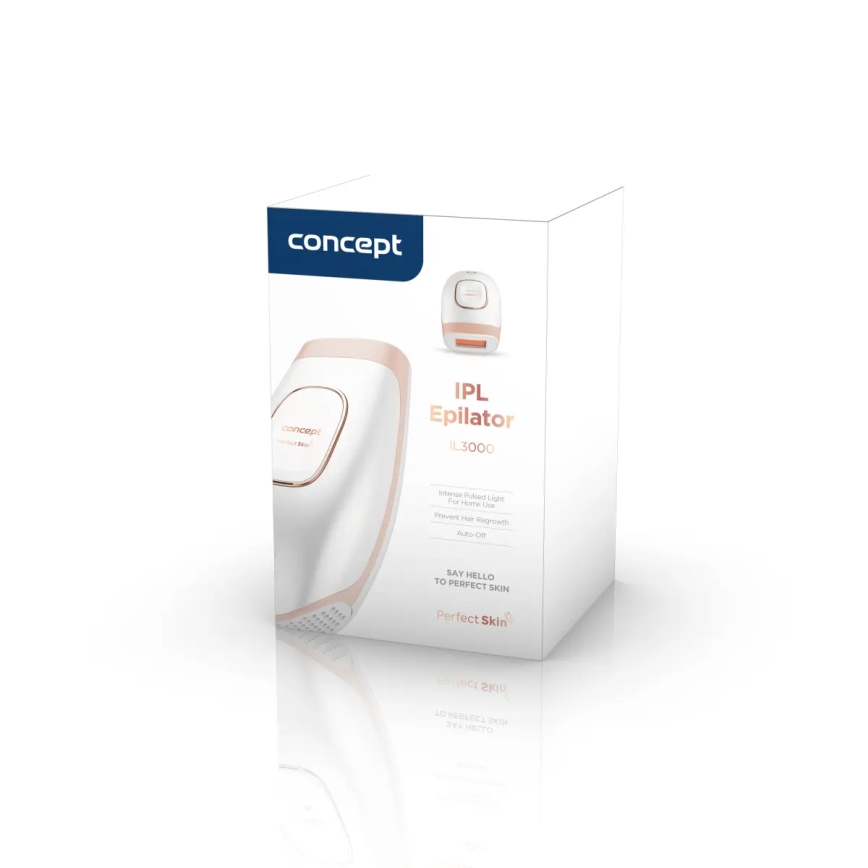 Concept IL3000 - IPL-epilator PERFECT SKIN 36W/230V hvid/rosaguld