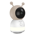 Concept KD4000 - Smart babymonitor med bevægelsessensor SMART KIDO 4,5W/230V Wi-Fi beige