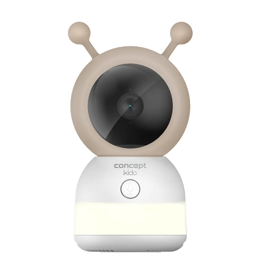 Concept KD4010 - Smart babyalarm med monitor og bevægelsessensor SMART KIDO 4,5W/230V Wi-Fi beige