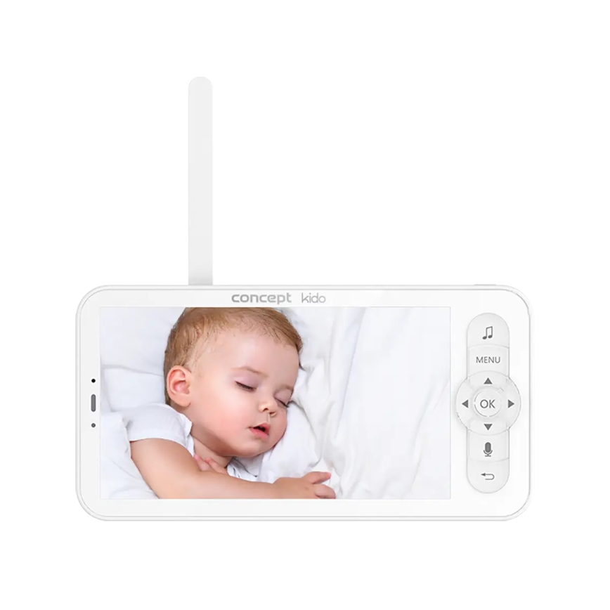 Concept KD4010 - Smart babyalarm med monitor og bevægelsessensor SMART KIDO 4,5W/230V Wi-Fi beige