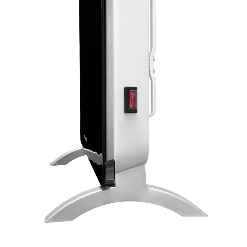 Concept KS4010 - Elektrisk varmeovn/konvektor 1000/2000W IP24 sort + fjernbetjening