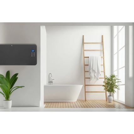 Concept KS4100 - Smart elektrisk konvektor/varmeovn 1000/2000W Wi-Fi IP24 grå