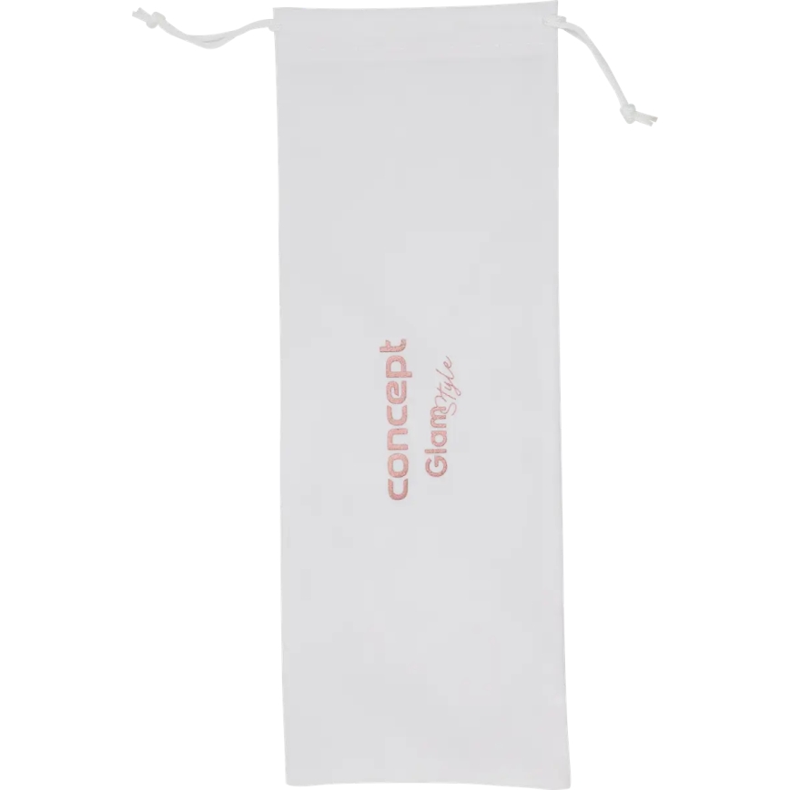 Concept KT2140 - Tredelt krøllejern til håret GLAM STYLE 100W/230V hvid/rosaguld