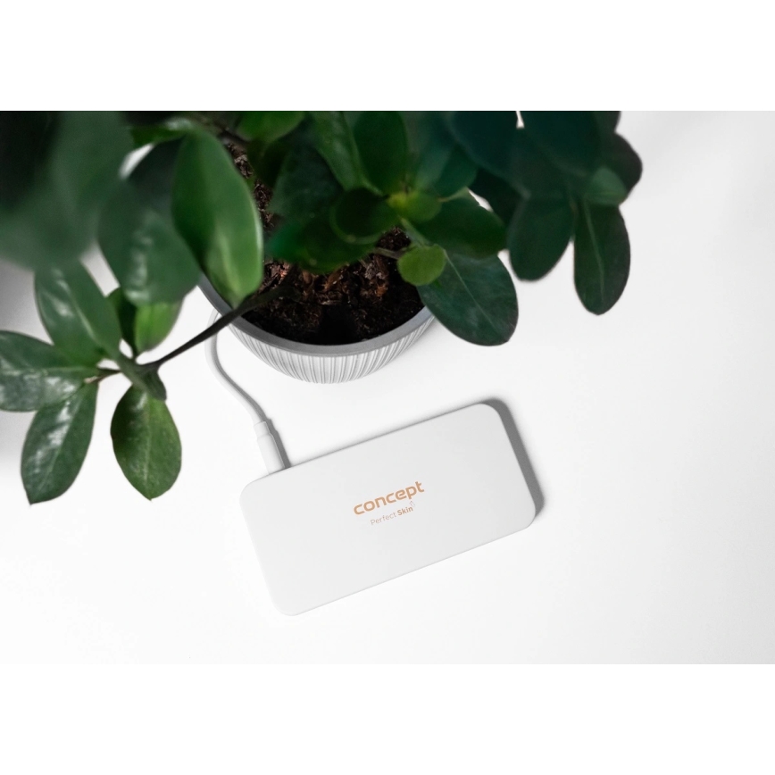 Concept KZ2010 - LED lomme-kosmetikspejl PERFECT SKIN LED/1,5W/5V 4500-5500K 300 mAh hvid