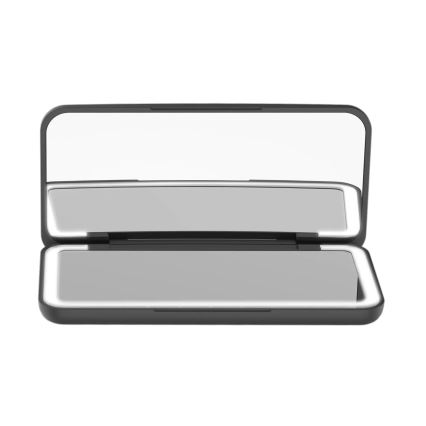 Concept KZ2020 - LED kosmetisk lommespejl PERFECT SKIN LED/1,5W/5V 4500-5500K 300 mAh sort