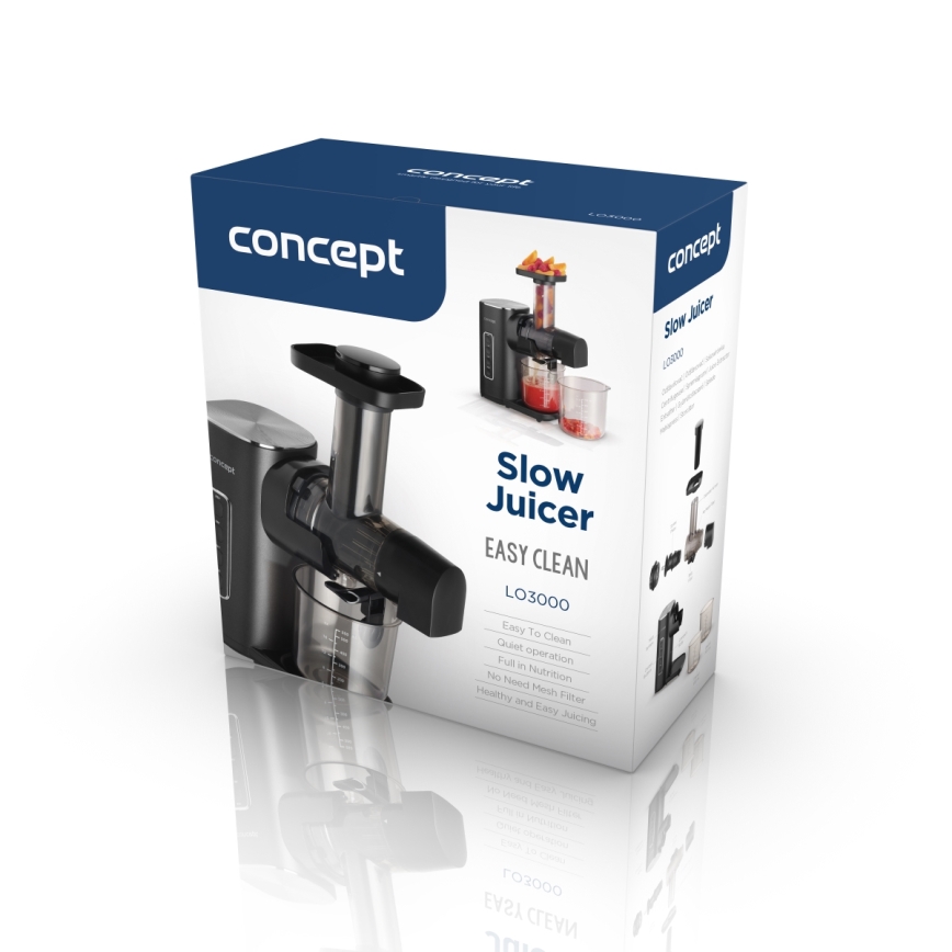 Concept LO3000 - Koldpresset juicer EASY CLEAN 150W/230V