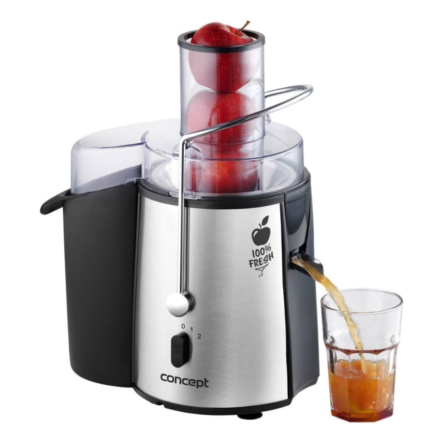 Concept LO7026 - Centrifugal Juicer 1000W/230V sort/rustfri