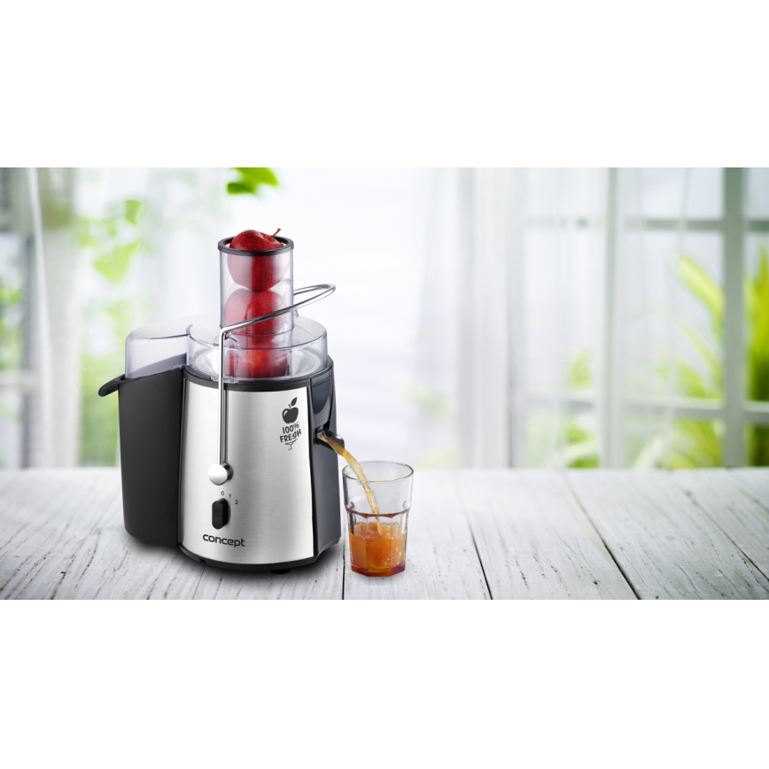 Concept LO7026 - Centrifugal Juicer 1000W/230V sort/rustfri