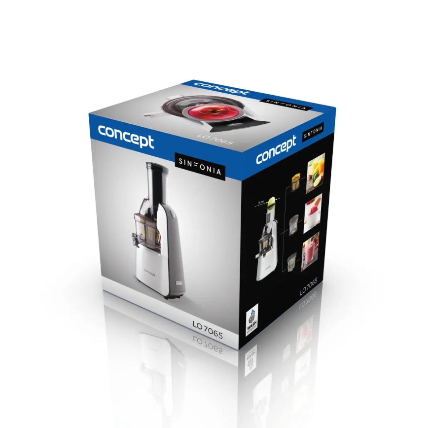 Concept LO7065 - 3-i-1 slowjuicer 240W/230V grå