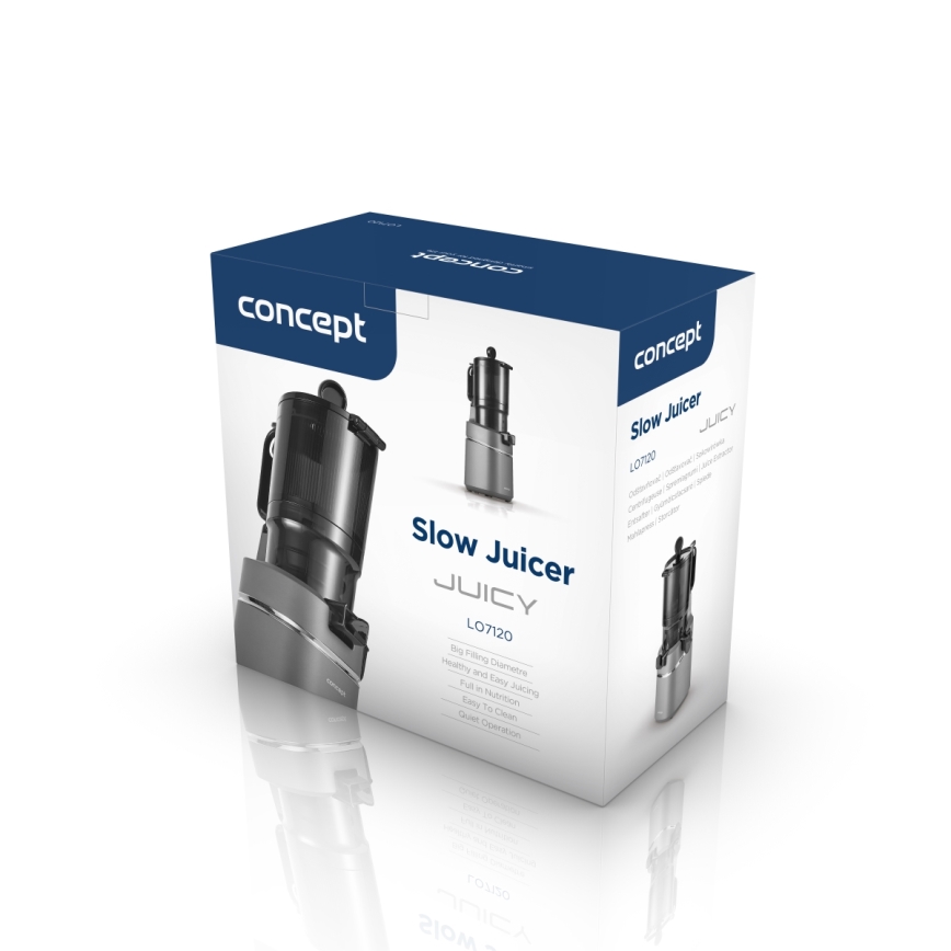 Concept LO7120 - Slow juicer JUICY 250W/230V grå