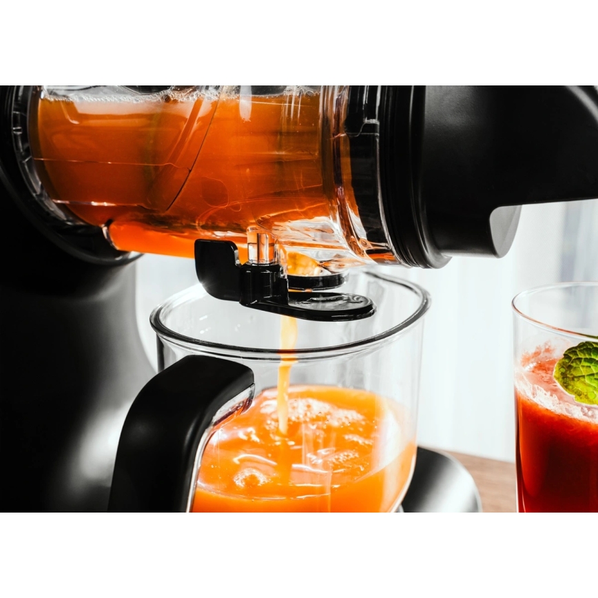 Concept LO7250 - Horisontal koldpresset juicer 200W/230V sort/rustfrit stål