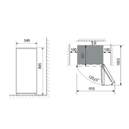 Concept MZ2355bc - Skuffefryser 85 l sort
