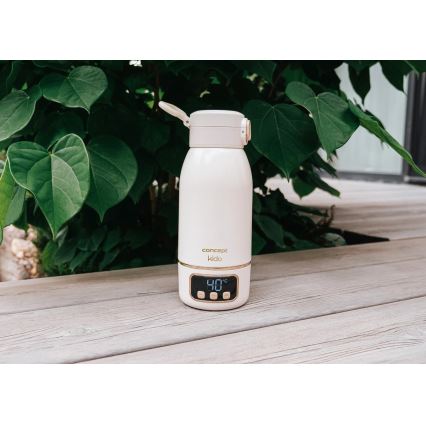Concept OC4000 - KIDO rejsevarmer til vand og mælk 500 ml, 36 W/7,4 V, 5000 mAh, beige