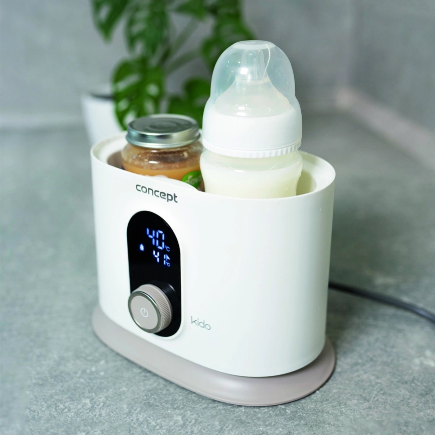 Concept OL4010 - Flaskevarmer 3-i-1 KIDO 200W/230V hvid