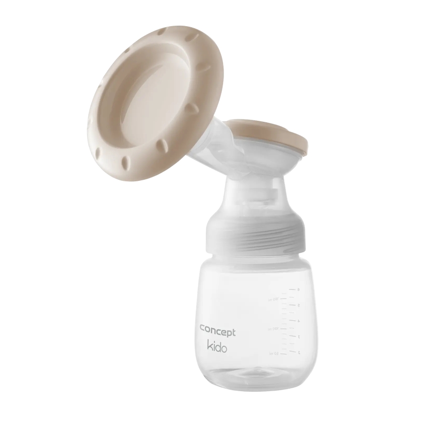 Concept OM4000 - 2-i-1 elektrisk brystpumpe KIDO, hvid