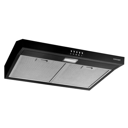 Concept OPP1260bc - Underbygget emhætte 59,5 cm sort