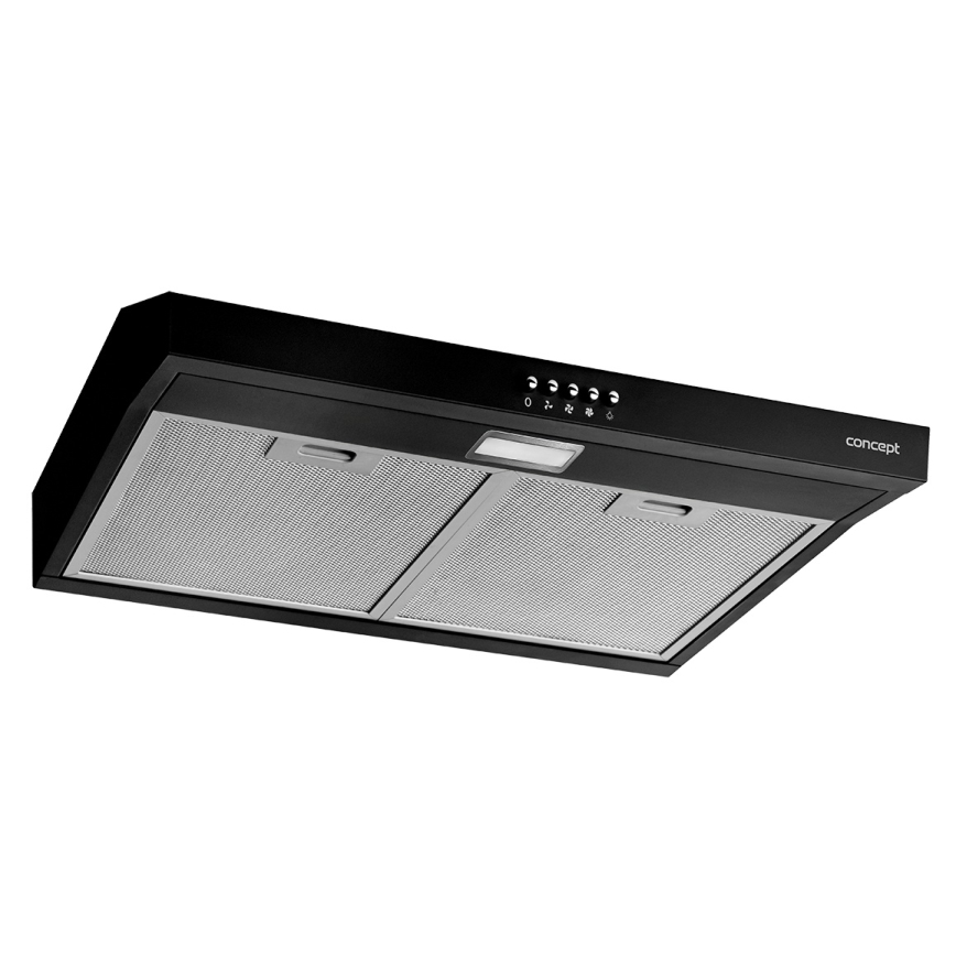 Concept OPP1260bc - Underbygget emhætte 59,5 cm sort