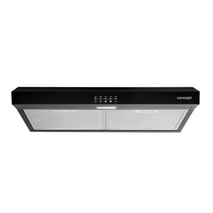 Concept OPP1260bc - Underbygget emhætte 59,5 cm sort