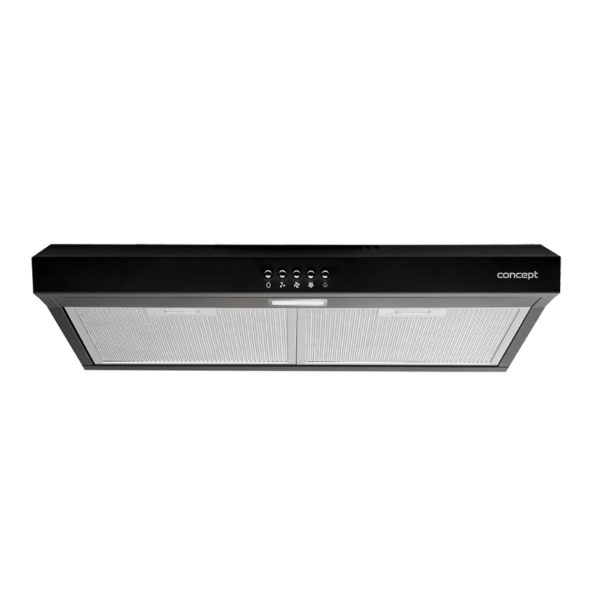 Concept OPP1260bc - Underbygget emhætte 59,5 cm sort