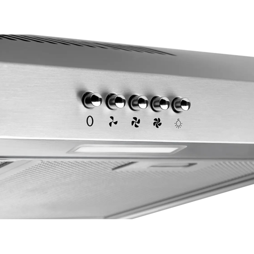 Concept OPP1260ss - Underbygget emhætte 59,5 cm i rustfrit stål