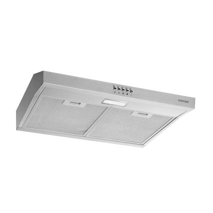 Concept OPP1260ss - Underbygget emhætte 59,5 cm i rustfrit stål