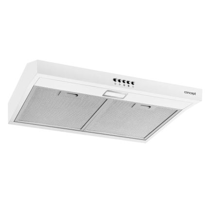 Concept OPP1260wh - Underbygget emhætte 59,5 cm hvid