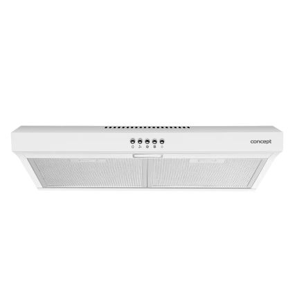 Concept OPP1260wh - Underbygget emhætte 59,5 cm hvid
