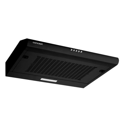 Concept OPP1360bc - Underbygget emhætte 60 cm sort