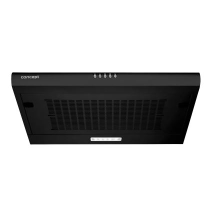 Concept OPP1360bc - Underbygget emhætte 60 cm sort