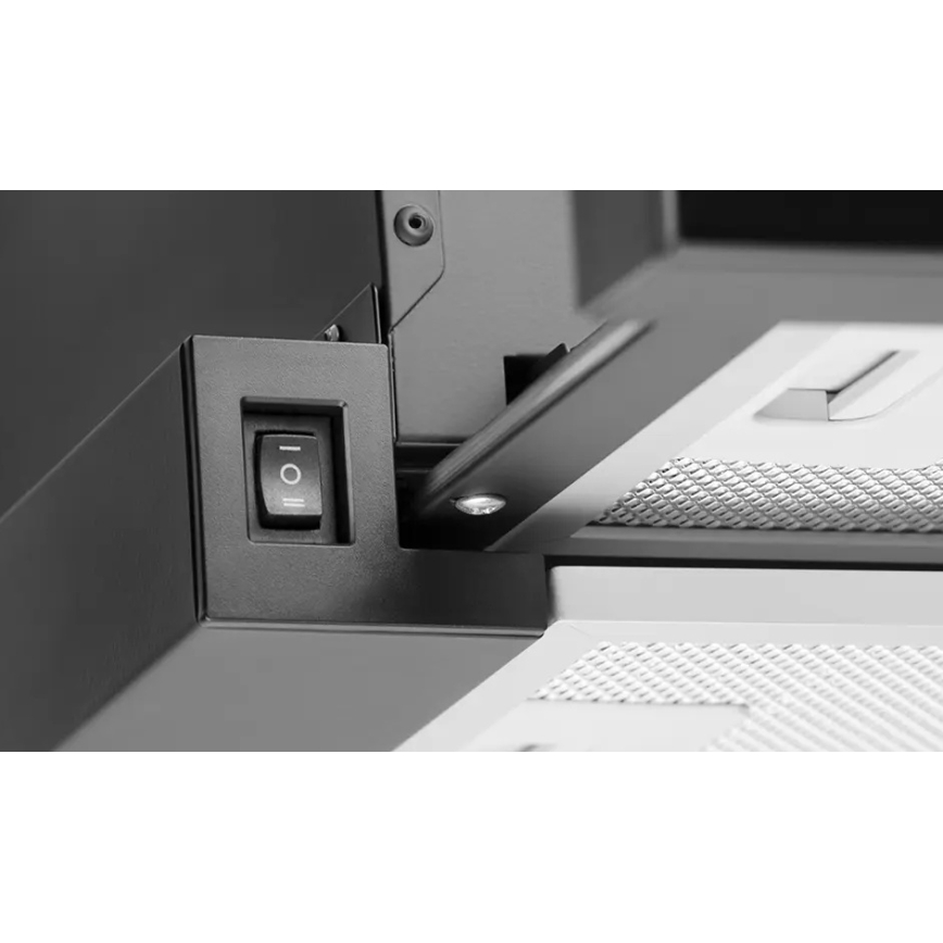 Concept OPV3560bc - Udtrækbar emhætte 59,5 cm, sort