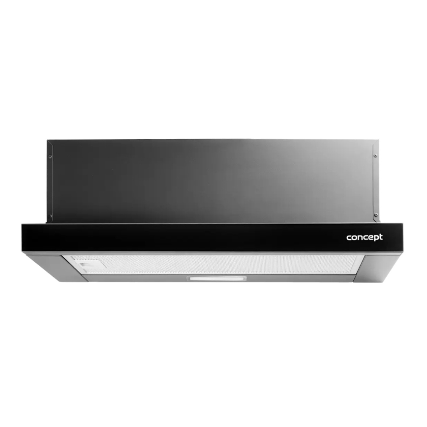 Concept OPV3560bc - Udtrækbar emhætte 59,5 cm, sort