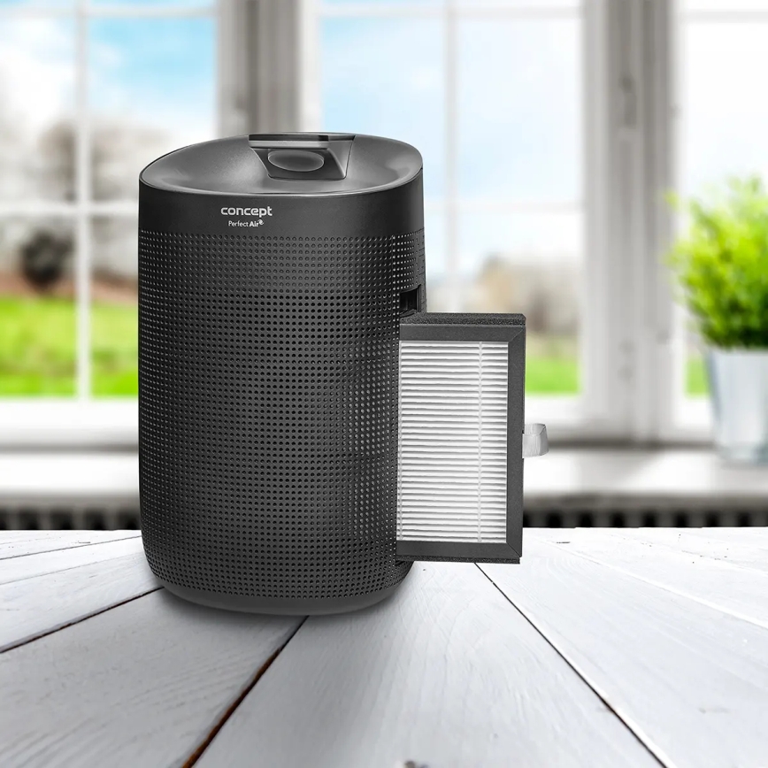 Concept OV1210 - Affugter og luftrenser PERFECT AIR, 1 l, 45 W/230 V, sort