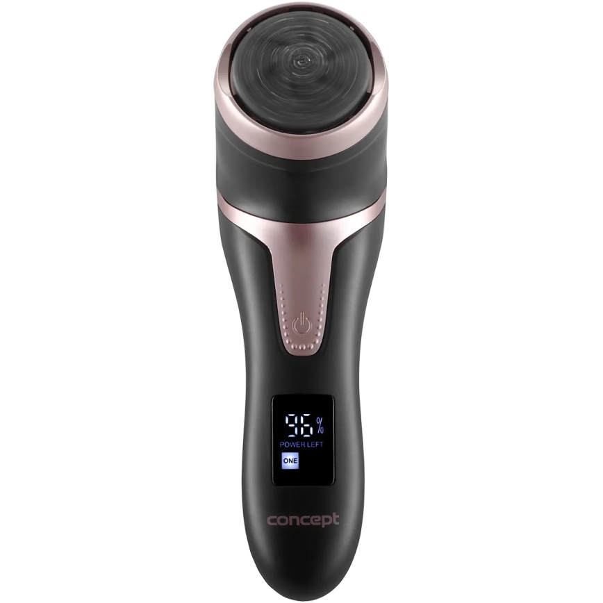 Concept PN3020 - PERFECT SKIN elektrisk hælfil 5V 1200 mAh IPX6 sort/rosaguld