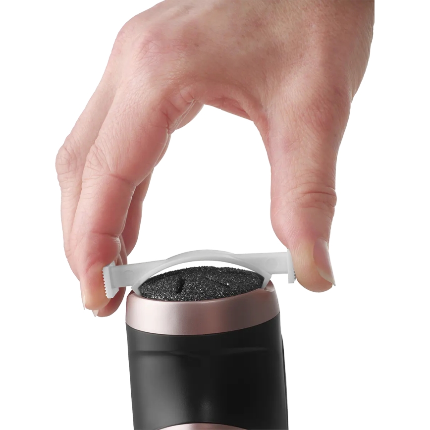 Concept PN3020 - PERFECT SKIN elektrisk hælfil 5V 1200 mAh IPX6 sort/rosaguld