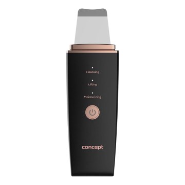 Concept PO2060 - Hudskrubber m. ultralyd (spatel) PERFECT SKIN 3,5W/5V USB 500 mAh IPX6 sort