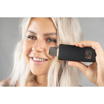 Concept PO2060 - Hudskrubber m. ultralyd (spatel) PERFECT SKIN 3,5W/5V USB 500 mAh IPX6 sort