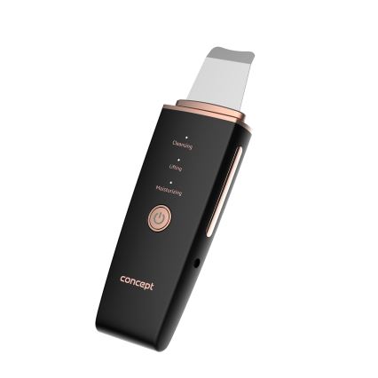 Concept PO2060 - Hudskrubber m. ultralyd (spatel) PERFECT SKIN 3,5W/5V USB 500 mAh IPX6 sort