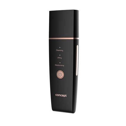 Concept PO2060 - Hudskrubber m. ultralyd (spatel) PERFECT SKIN 3,5W/5V USB 500 mAh IPX6 sort
