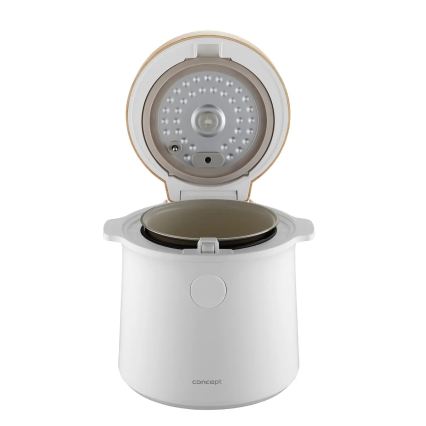 Concept RE3030 - Digital riskoger 2-i-1 380W/230V 1,5 l hvid/trælook