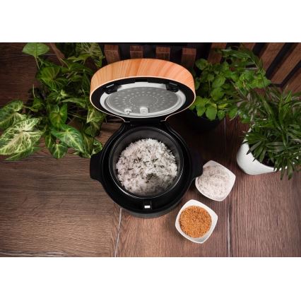 Concept RE4040 - Digital riskoger 2-i-1 450W/230V 2 l sort/trælook