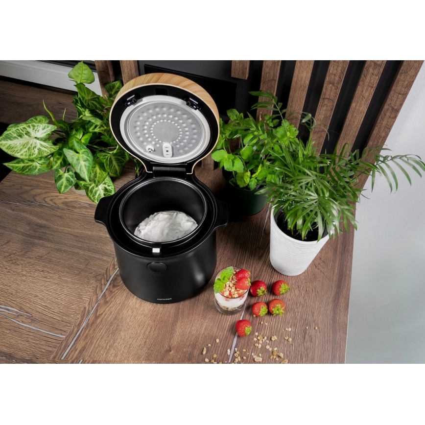 Concept RE4040 - Digital riskoger 2-i-1 450W/230V 2 l sort/trælook