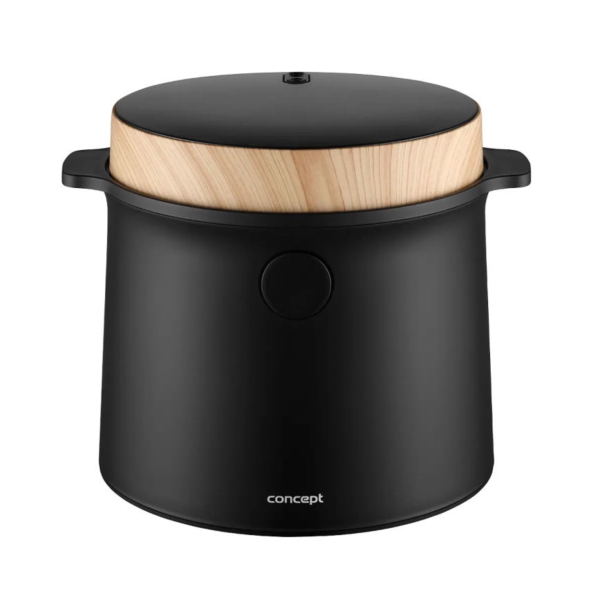 Concept RE4040 - Digital riskoger 2-i-1 450W/230V 2 l sort/trælook