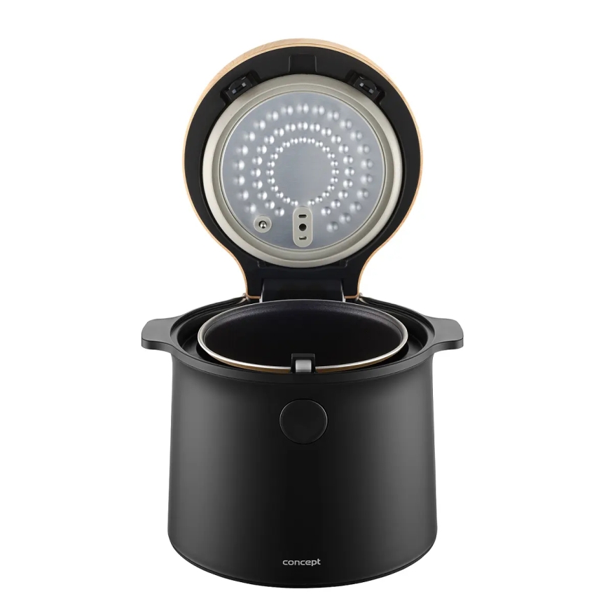 Concept RE4040 - Digital riskoger 2-i-1 450W/230V 2 l sort/trælook