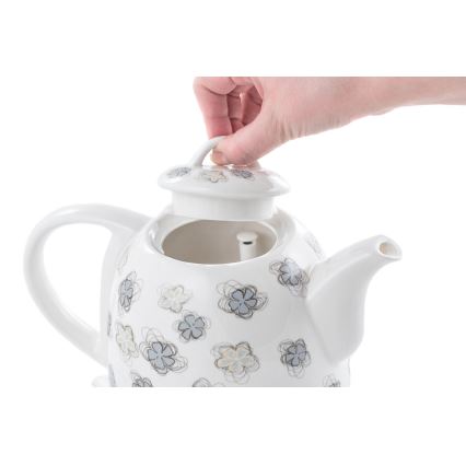 Concept RK0010ne - Hurtigkogende elkedel 1 l 1100W/230V hvid/keramik