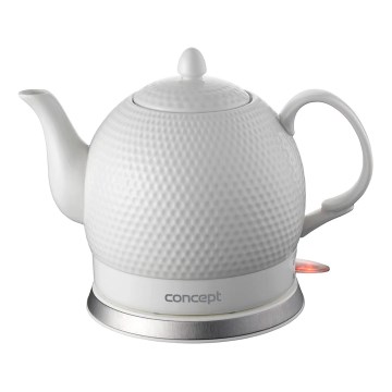 Concept RK0050 - Hurtigkogende elkedel 1,2 l 1000W/230V hvid/keramik