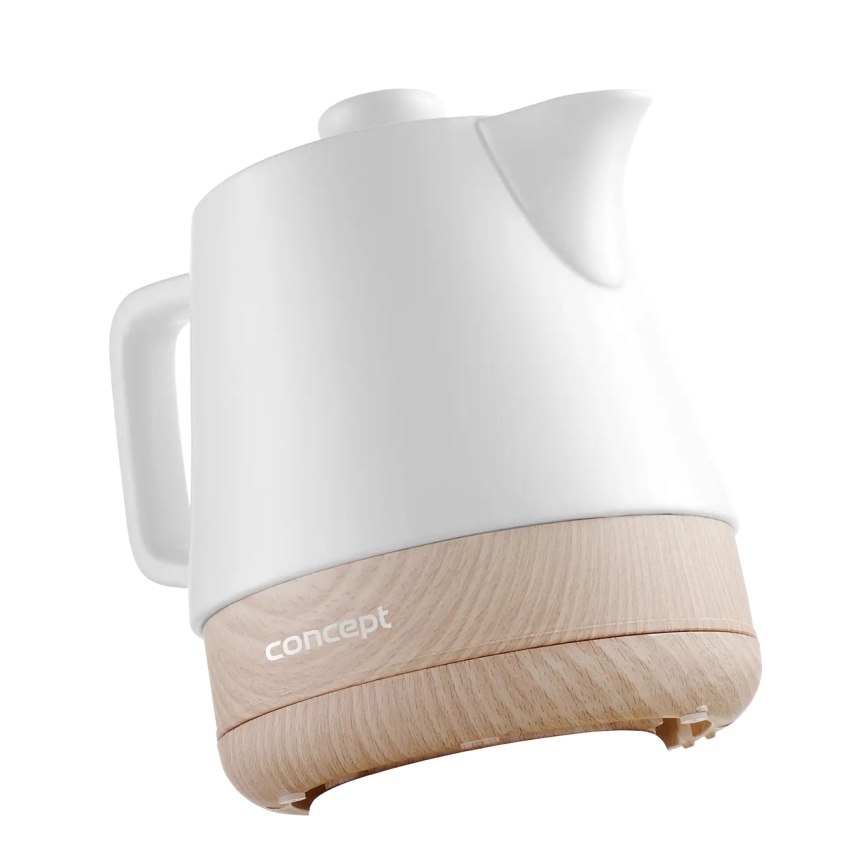 Concept RK0060 - Hurtig elkedel 1 l 1000 W/230 V hvid/keramik