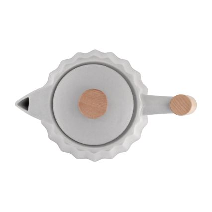 Concept RK0091 - Hurtigkogende elkedel 1,5 l 1500W/230V lys grå/trælook/keramik
