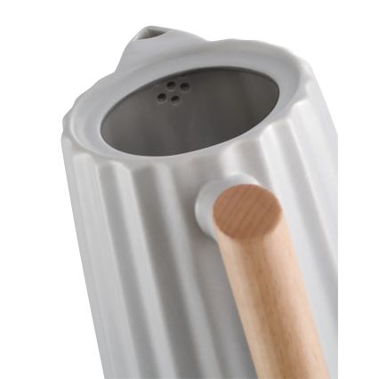 Concept RK0091 - Hurtigkogende elkedel 1,5 l 1500W/230V lys grå/trælook/keramik