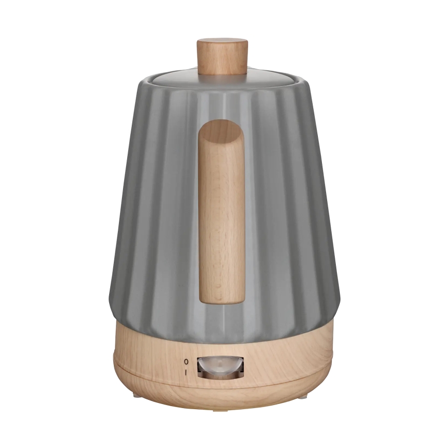 Concept RK0092 - Hurtigkogende elkedel 1,5 l 1500W/230V mørkegrå/trædekor/keramik