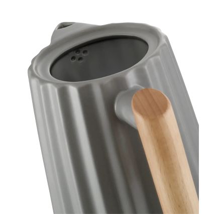 Concept RK0092 - Hurtigkogende elkedel 1,5 l 1500W/230V mørkegrå/trædekor/keramik